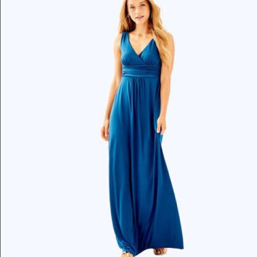 Sold Lilly Pulitzer Sloane Maxi NWT inky navy  xs